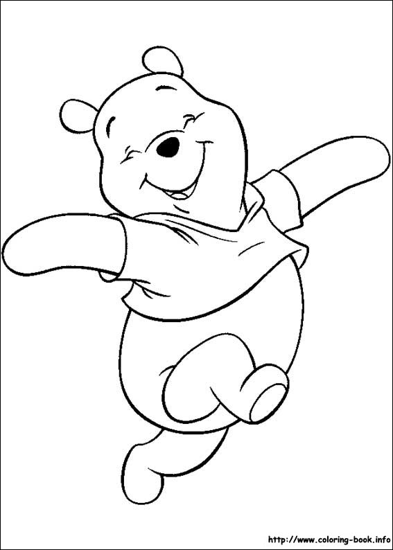 Winnie the Pooh coloring picture